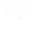 Alina Gronholz Tiermedizinische Fachangestellte •	Tiermedizinische Fachangestellte seit 2018 •	von 2018 bis 2021 hat Frau Gronholz schon bei uns gearbeitet •	seit 2024 ist sie wieder dauerhafter Bestandteil unseres Teams Physio4Pet •	Unsere TFA Alina Gronholz ist für das Praxismanagement zuständig, fast immer an der Anmeldung zu finden und beweist großes Einfühlungsvermögen im Umgang mit besonderen Hunde.